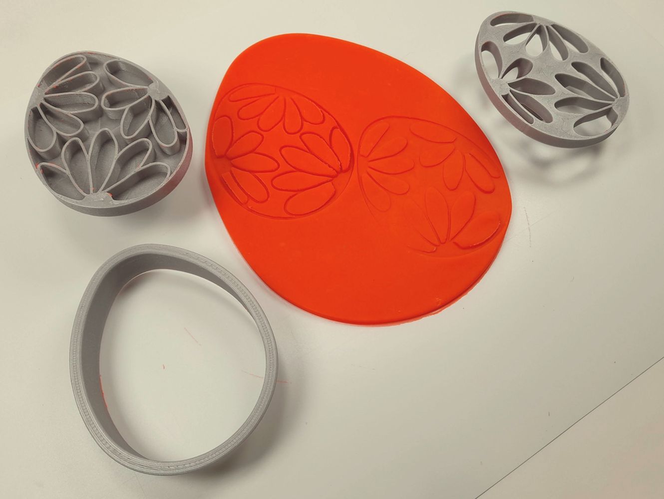 Sada razidel kraslice kopretina (husí vejce)